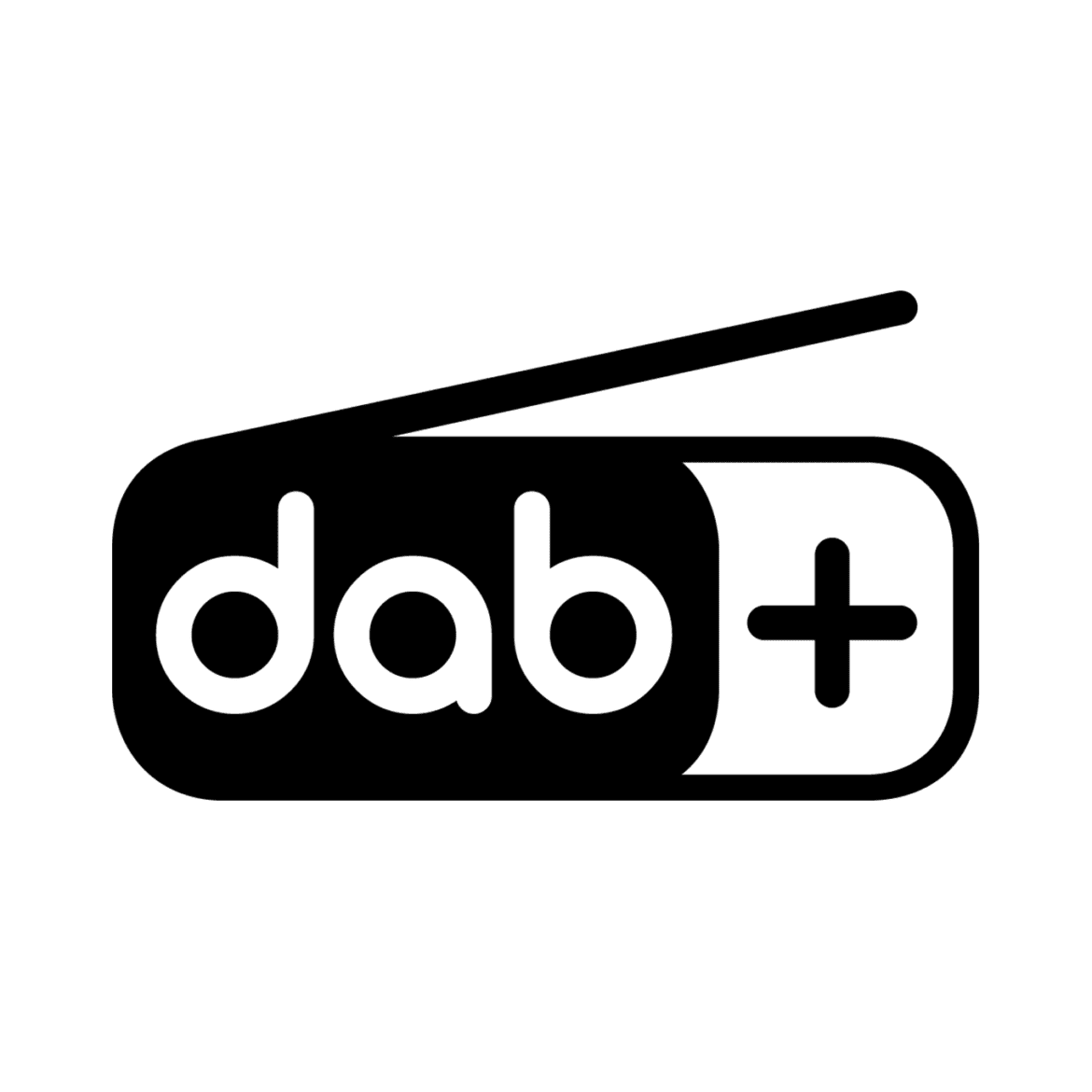 Listen via DAB+ logo